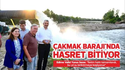 Edirne Valisi Yunus  Sezer, "İletim hattı tamamlandı, bu yıl