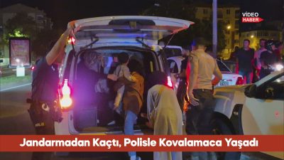 Edirne'de jandarmanın "dur" ihtarına uymayan otomobilde 6 düzensiz göçmen yakalandı.