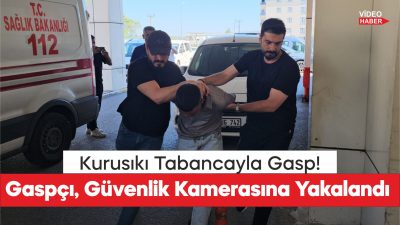 Gaspçı, Güvenlik Kamerasına Yakalandı.