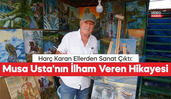 Eski inşaat ustası, emekliliğinin ardından hayalindeki sanata yönelerek 5 sergi