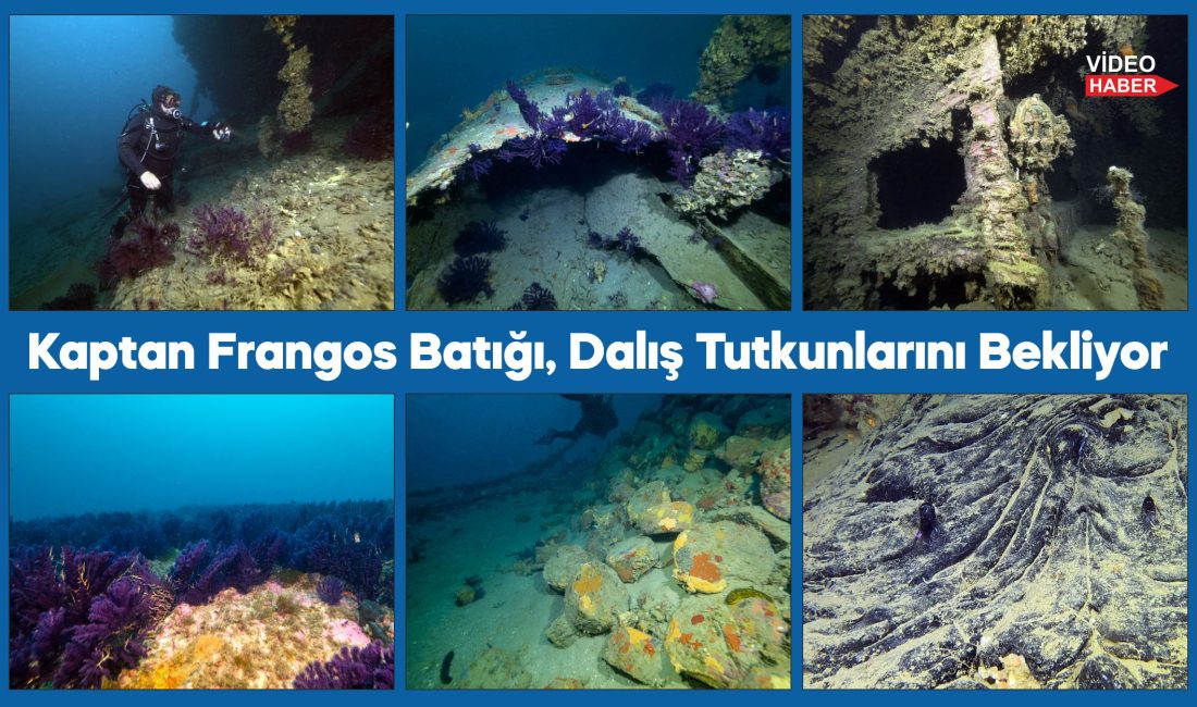 Çanakkale Boğazı, tarihi batıklarının yanı sıra su altı meraklılarının ilgisini