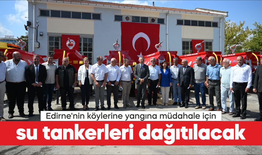 Edirne Valisi Yunus Sezer, 2026 yılı sonuna kadar Edirne'nin tüm