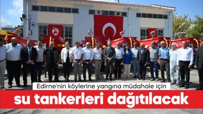 Edirne Valisi Yunus Sezer, 2026 yılı sonuna kadar Edirne'nin tüm