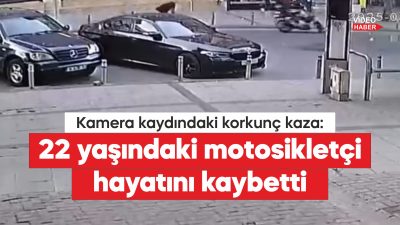 Zeytinburnu'nda yolun karşısına geçmeye çalışan yayaya çarparak devrilen motosikletin sürücüsü