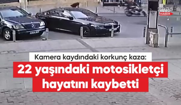 Zeytinburnu'nda yolun karşısına geçmeye çalışan yayaya çarparak devrilen motosikletin sürücüsü