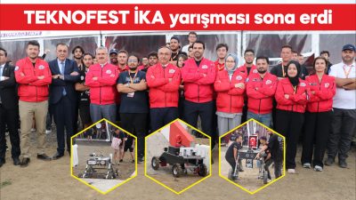 Tekirdağ'da yapılan TEKNOFEST İnsansız Kara Aracı (İKA) Yarışması tamamlandı.
