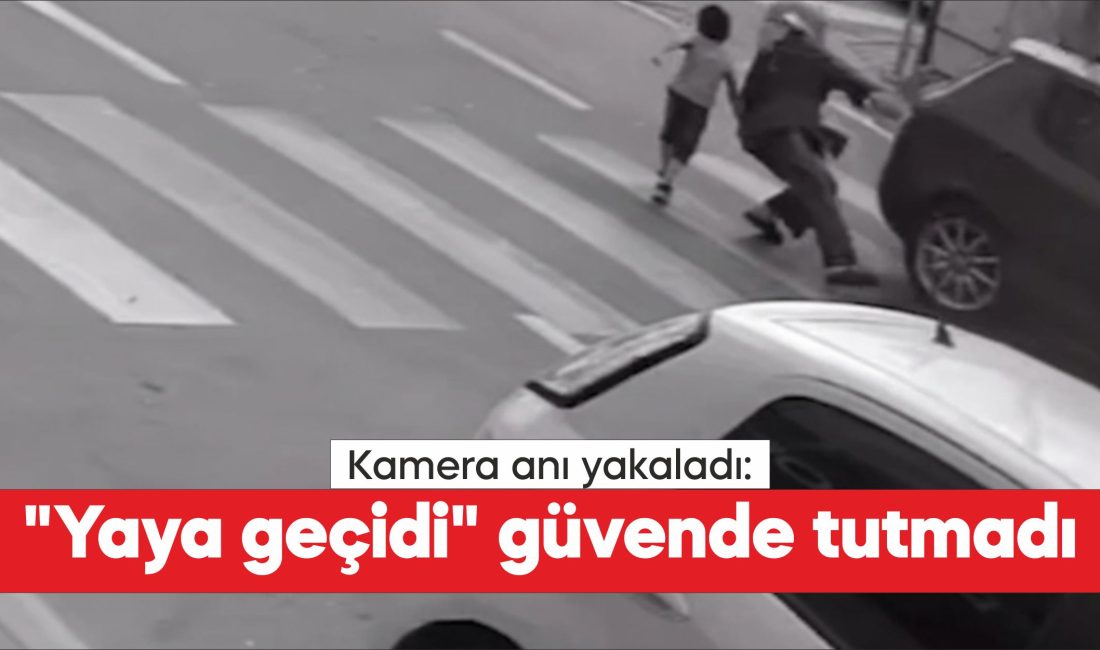 Tekirdağ'ın Çorlu ilçesinde, yaya geçidini kullanan kadın, ayağının üzerinden otomobilin
