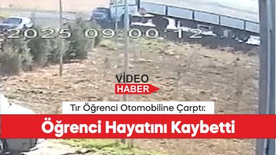 Tekirdağ'ın Marmaraereğlisi ilçesinde, tırın çarptığı otomobilin sürücüsü üniversite öğrencisi hayatını