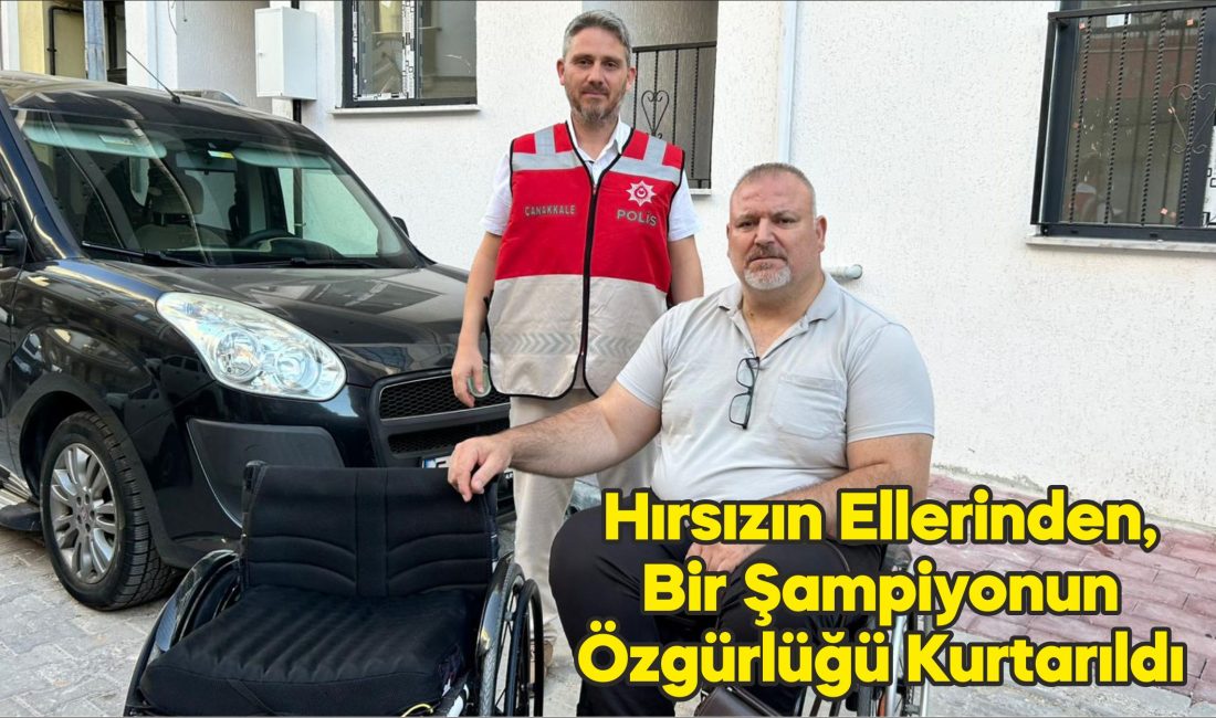 Çanakkale'de yaşayan Dünya Ağır Sıklet Bilek Güreşi Şampiyonu milli sporcu