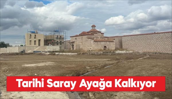 Edirne Sarayı'nın ayağa kaldırılması için başlatılan çalışmalar sürüyor.