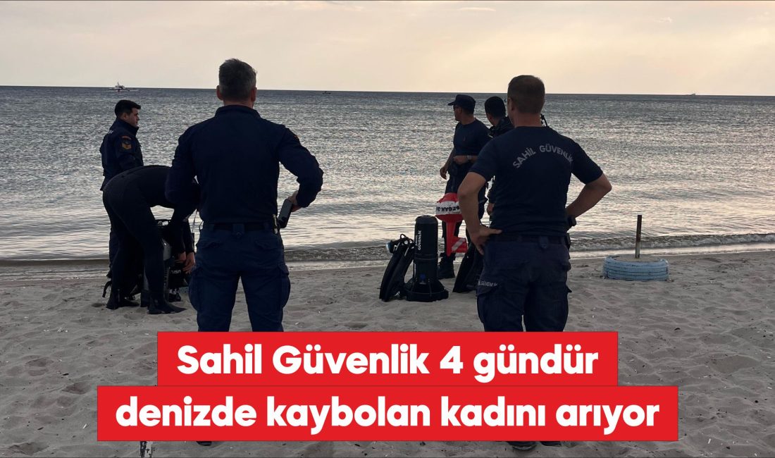 Tekirdağ'ın Marmaraereğlisi ilçesinde denizde kaybolan 54 yaşındaki kadını arama çalışmaları