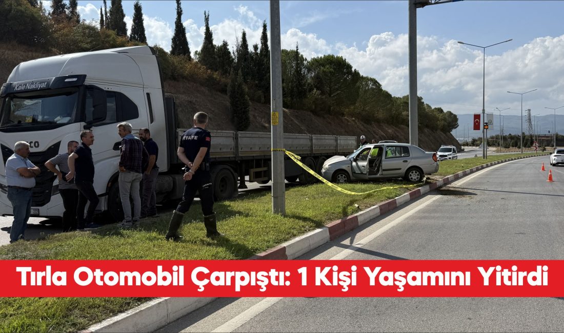 Çanakkale'de tırla otomobilin çarpıştığı kazada 1 kişi öldü, 2 kişi