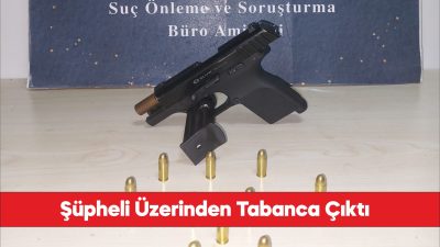 Edirne’nin Uzunköprü ilçesinde üst aramasında tabanca ele geçirilen şüpheli gözaltına