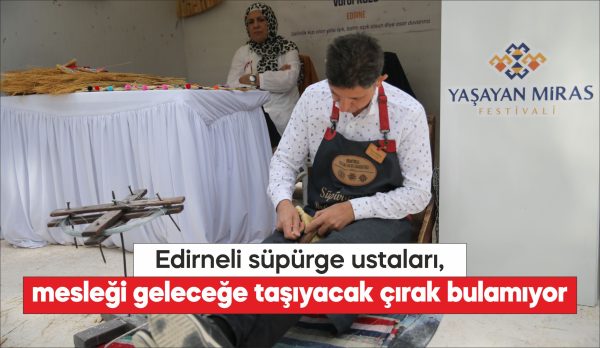 Kentte yarım asır önce 400'ü bulan süpürge ustası sayısı, bugün