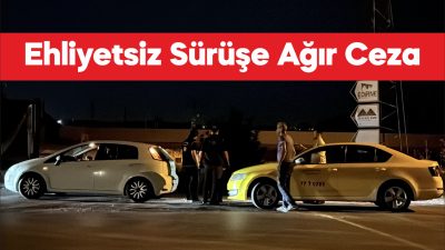 Edirne'de ehliyetsiz şekilde araç kullanan 2 sürücüye toplam 36 bin