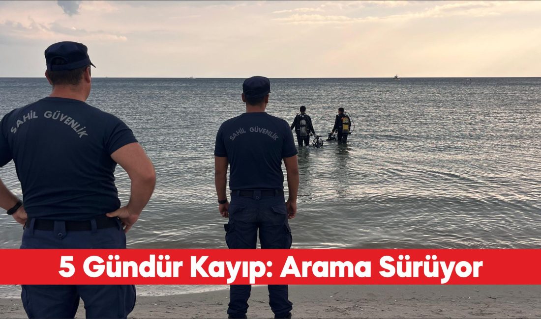 Tekirdağ'da denizde kaybolan kadını arama çalışmaları 5 gündür sürüyor