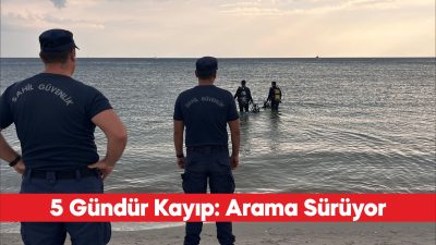 Tekirdağ'da denizde kaybolan kadını arama çalışmaları 5 gündür sürüyor
