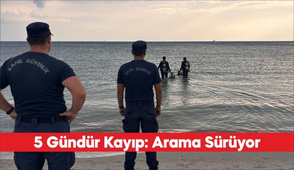 Tekirdağ'da denizde kaybolan kadını arama çalışmaları 5 gündür sürüyor