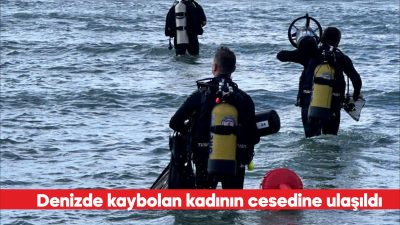 Tekirdağ'ın Marmaraereğlisi ilçesinde 7 gün önce denizde kaybolan kadının cesedine