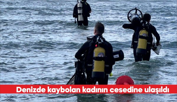 Tekirdağ'ın Marmaraereğlisi ilçesinde 7 gün önce denizde kaybolan kadının cesedine