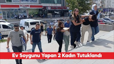 Tekirdağ'da bir evden altın ve para çaldığı iddia edilen 2