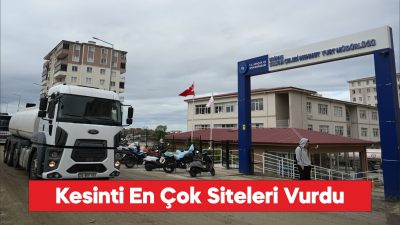 Edirne'de su kesintileri toplu yaşam alanlarını daha fazla etkiliyor.
