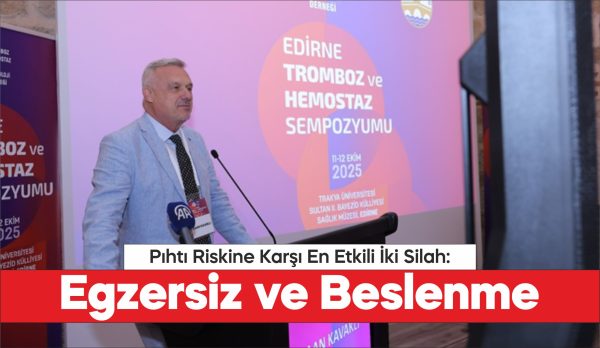 Düzenli egzersiz ve sağlıklı beslenme kan pıhtılaşması riskini azaltıyor.