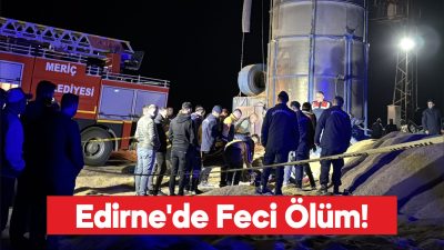 Edirne'de bir kişi çeltik kurutma makinesinde ölü bulundu