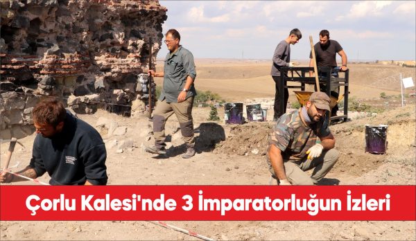 Çorlu Kalesi'ndeki kazılarda Roma, Bizans ve Osmanlı dönemlerinin izleri ortaya