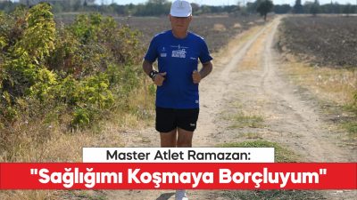 Edirne'de yaşayan 65 yaşındaki master atlet sağlığını koşmaya borçlu
