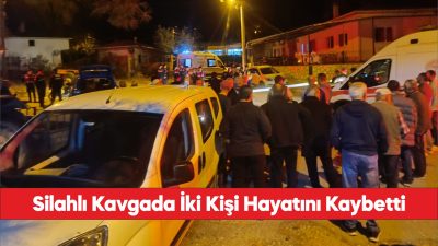 Edirne'nin Enez ilçesinde çıkan silahlı kavgada 2 kişi yaşamını yitirdi.