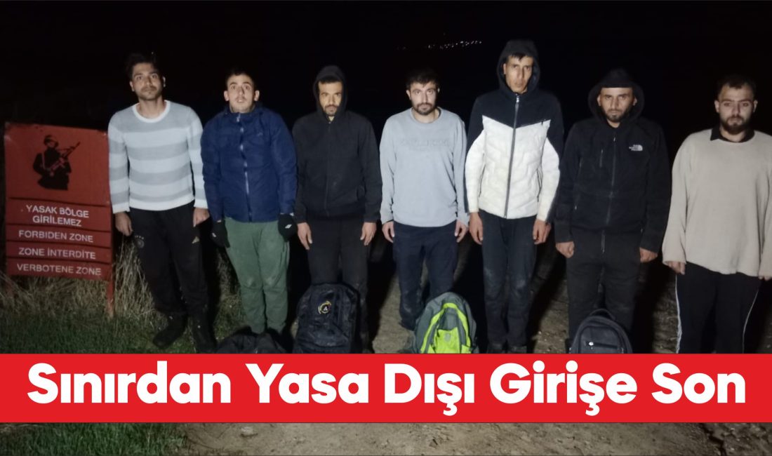 Edirne'de 16 düzensiz göçmen yakalandı