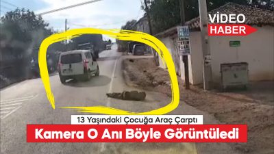 Tekirdağ’ın Hayrabolu ilçesinde, yolun karşısına geçmeye çalışan 13 yaşındaki çocuk,