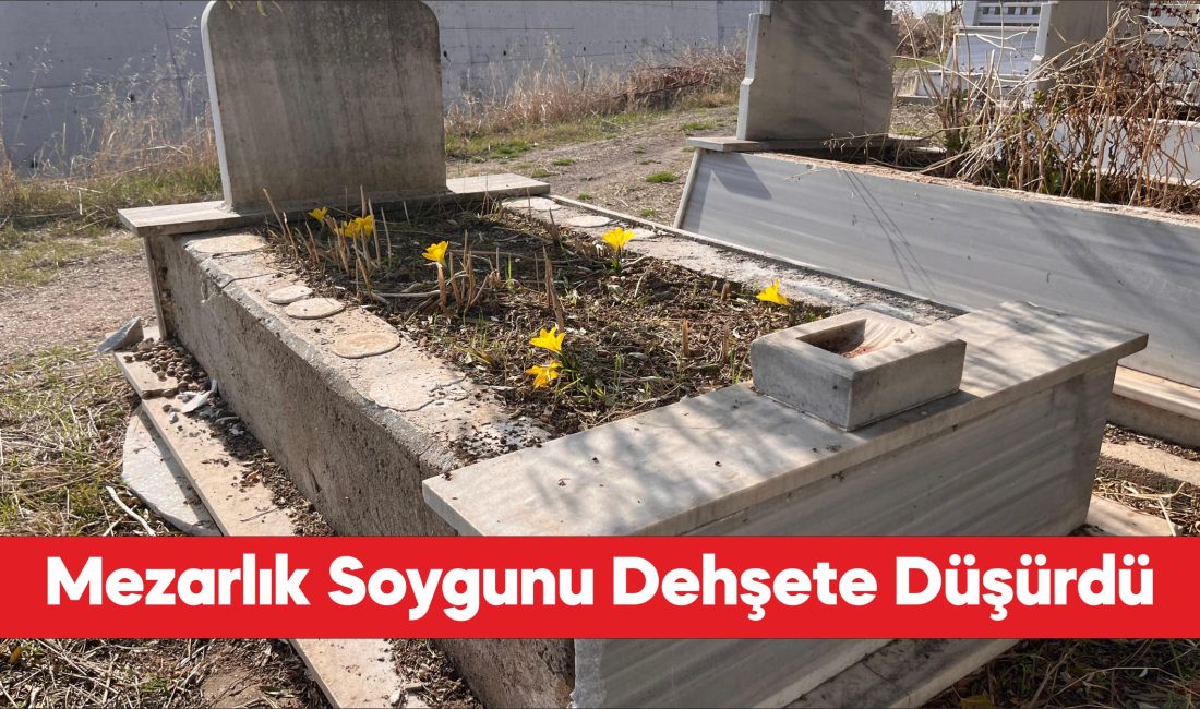 Tekirdağ'da mezarlıktan çaldığı mermerleri evinde kullandığı öne sürülen şüpheli yakalandı