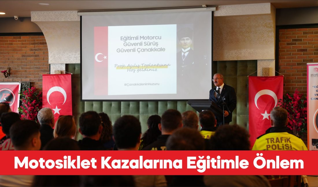 Çanakkale'de motosiklet sürücülerine ücretsiz eğitim verilecek
