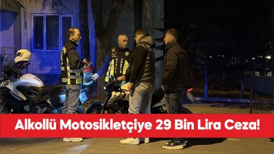 Dron destekli gerçekleştirilen denetimde trafik kurallarını ihlal eden sürücüler sivil