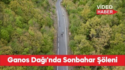 Ganos Dağı eteklerindeki ormanlar sonbahar renklerine bürünmeye başladı.