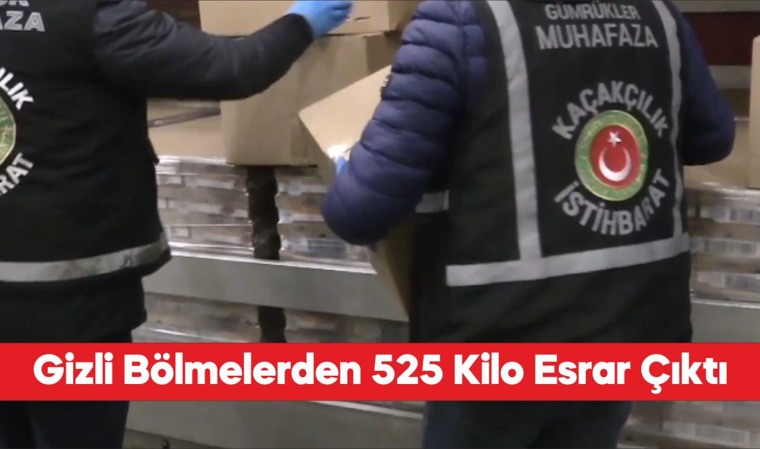 Kapıkule ve İpsala gümrük kapılarındaki operasyonlarda 525 kilogram uyuşturucuya el