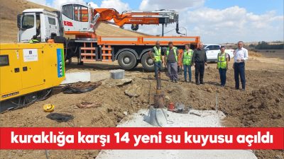 TESKİ Genel Müdürü Mehmet Ali Şişmanlar: "15'inci kuyu açımı devam