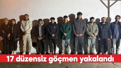 Edirne'nin Uzunköprü ilçesinde  yasal olmayan yollarla yurda giren 17