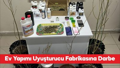 Tekirdağ'da iklimlendirme sistemiyle uyuşturucu ürettikleri iddiasıyla 5 zanlı gözaltına alındı