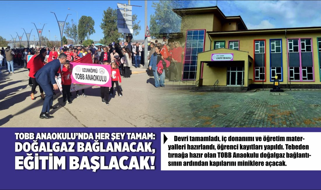 Devri tamamladı, iç donanımı ve öğretim materyalleri hazırlandı, öğrenci kayıtları