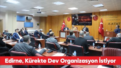 Kürekte Avrupa ve Dünya Şampiyonaları için Edirne'den ev sahipliği başvurusu