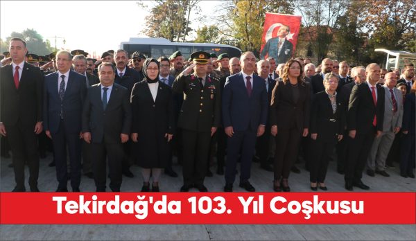Tekirdağ'ın kurtuluşunun 103. yıl dönümü törenle kutlandı.