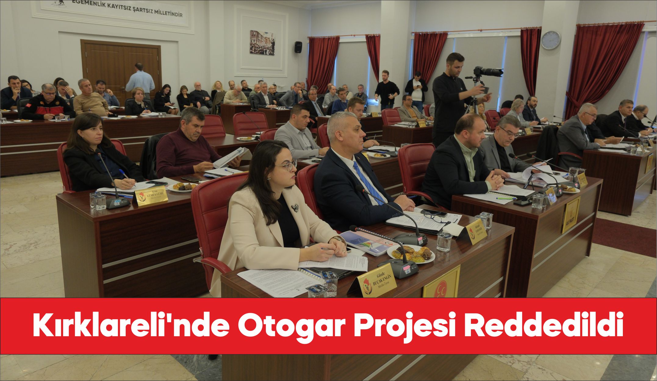 Kırklareli Belediye meclisi kente yeni otogar yapılmasına onay vermedi