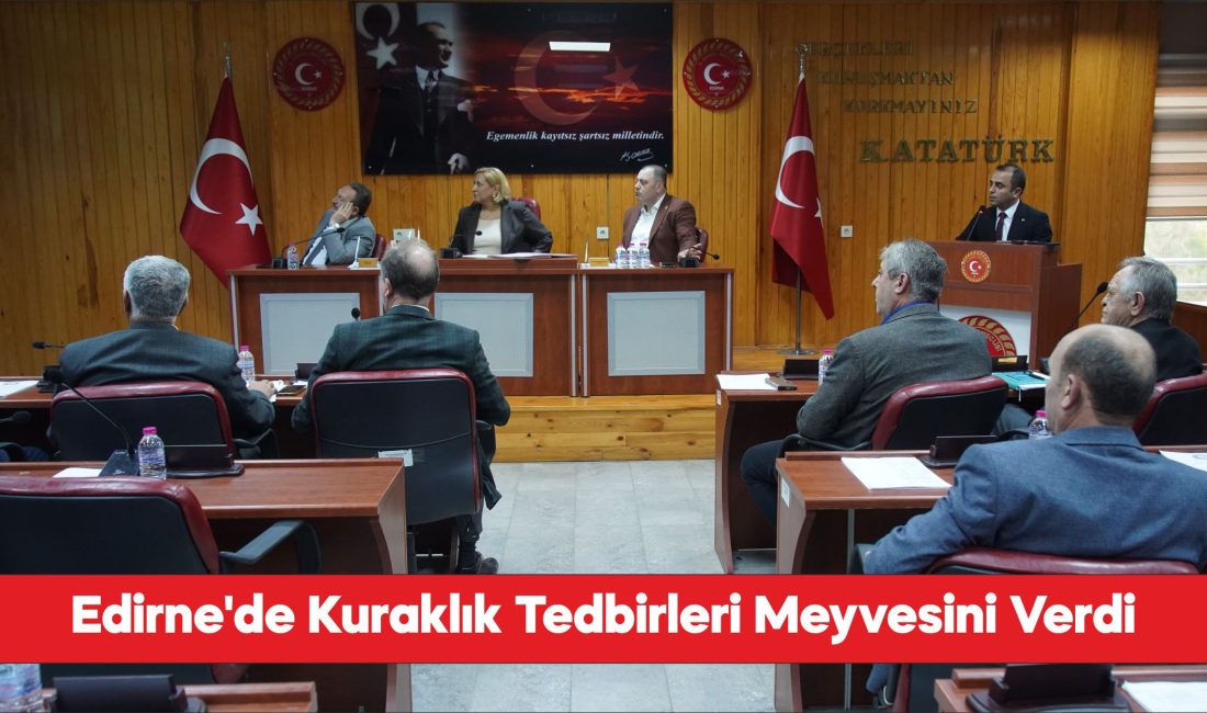 Edirne'de kuraklığa karşı alınan tedbirler çeltikte verimi artırdı.