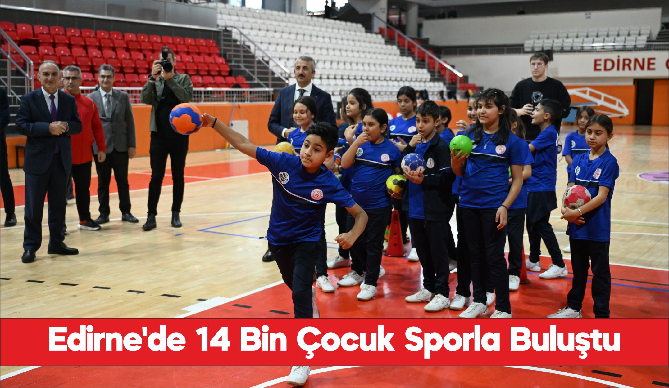 Edirne Valisi Yunus Sezer, “Okuldan Spora” ve “Mahalle Ligi” projeleriyle