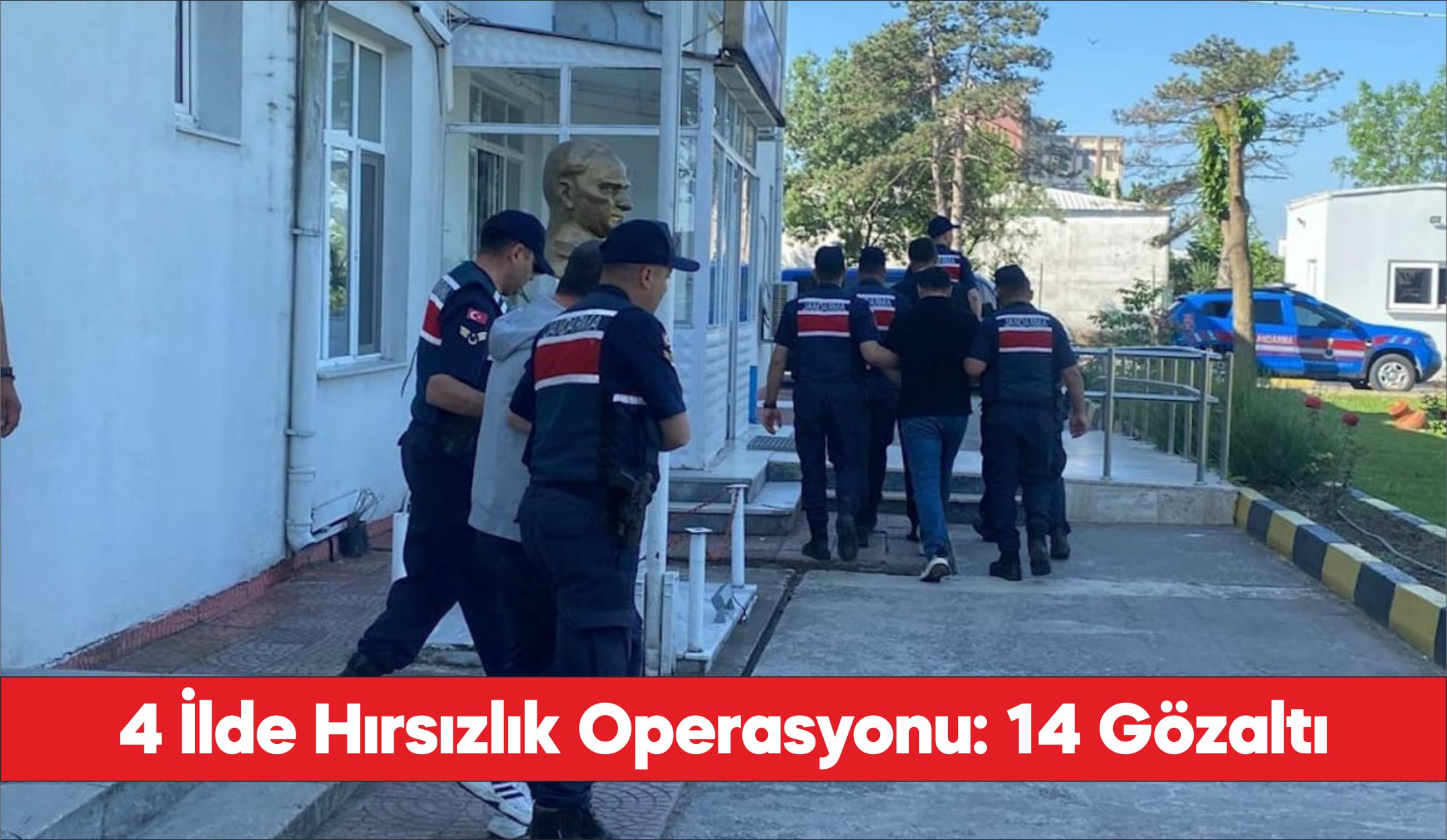 Tekirdağ merkezli hırsızlık operasyonunda 14 şüpheli yakalandı