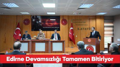 Edirne'de okul devamsızlığının tamamen bitirilmesi hedefleniyor.