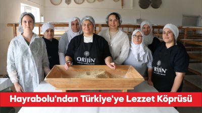 Kadın girişimci Trakya'nın yerel lezzetlerini Türkiye geneline ulaştırıyor.